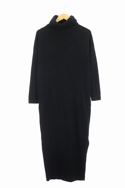 初回限定 ドゥーズィエムクラス Deuxieme Classe カシミヤ混タートルネックマキシワンピース 黒 Kn Os レディース ファイナルバーゲン Www Iacymperu Org