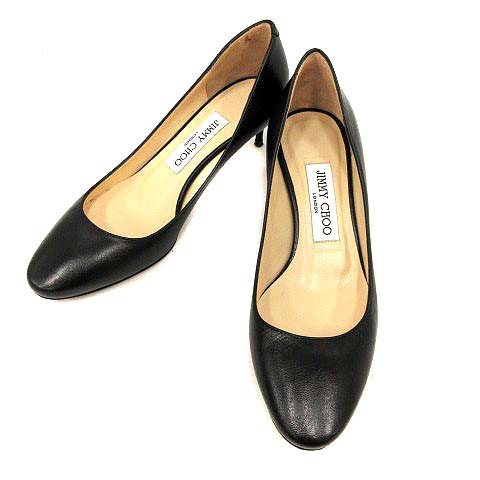 人気が高い 【】ジミーチュウ JIMMY CHOO パンプス レザー ピンヒール ...