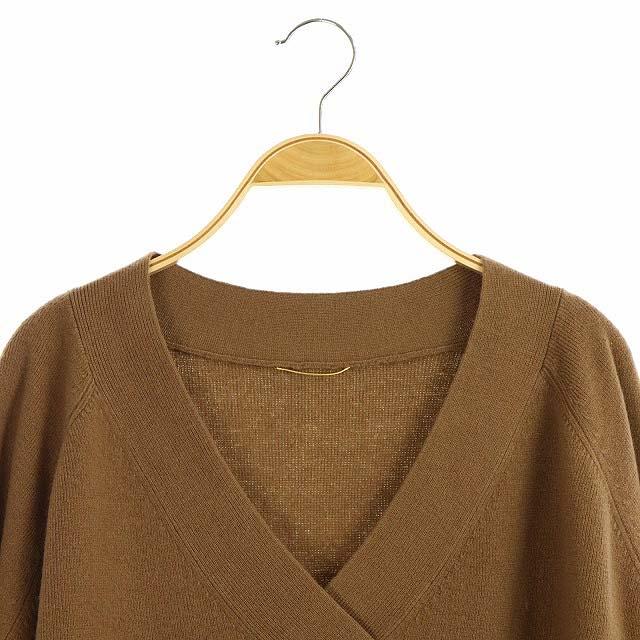 大人気 ドゥーズィエムクラス DEUXIEME CLASSE 19AW ミドルゲージニット セーター 長袖 Vネック 茶 レディースの通販はau PAY マーケット - ブランド古着のベクトル|商品ロットナンバー:500502156 人気高評価