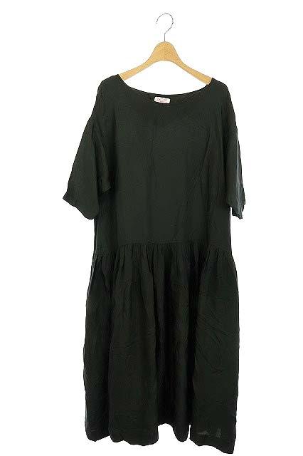 魅力的な ギャレゴデスポート Gallego Desportes ワンピース 七分袖 ロング マキシ ギャザー S カーキ Ao レディース 楽天1位 Ecgroup Intl Com