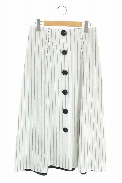 格安人気 【】ポンティ フロント前後切り替え スカート フレア ロング