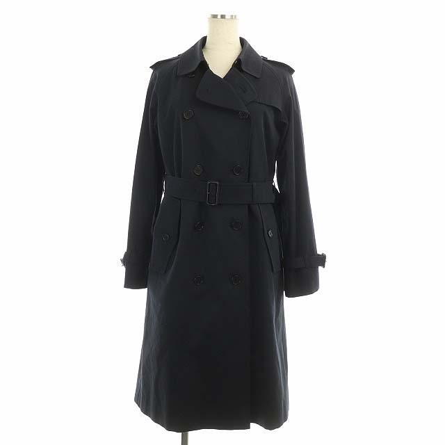 店長大暴走 クリアランスsale マッキントッシュ ロンドン Mackintosh トレンチコート アウター ロング ライナー付き 38 紺 レディース 最先端 Kickoff Dakar21 Sn