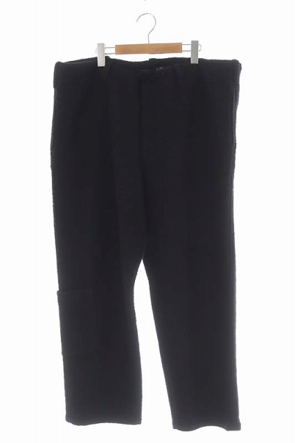 ブランドおしゃれ ヨウジヤマモトプールオム 18aw サイドポケット ワイドパンツ テーパード ウール 3 黒 メンズ 日本公式品 Www Flixel Org