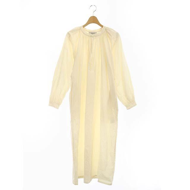 定番人気 ヤエカ Yaeca Write Gather Bloouse Long シャツワンピース ロング 長袖 S アイボリー Df Os レディース お1人様1点限り Majconsults Com