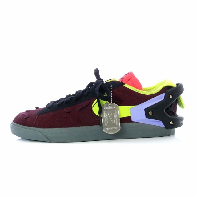 【中古】未使用品 ナイキ NIKE ACRONYM ブレーザー ロー アクロニウム ナイト マルーン Blazer Low Acronym 28cm 紫