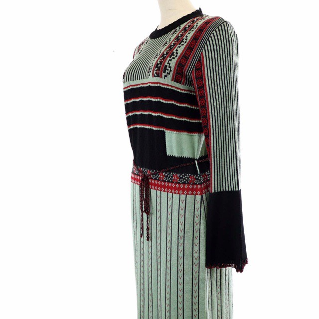 mame - Mame Pedicel Jacquard Knit Dress 18AWの+nuenza.com