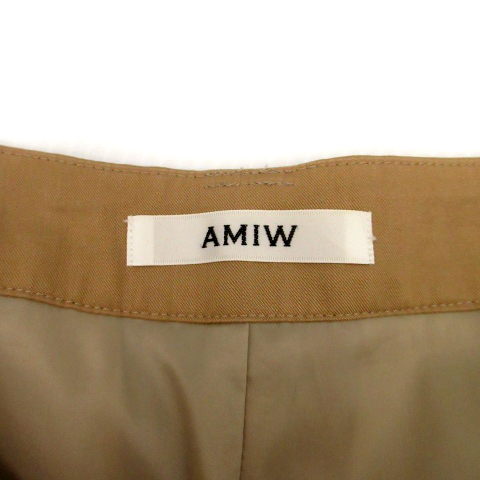 中古 アミウ Amiw パンツ スラックス ワイド アンクル丈 36 ブラウン 茶色 Ms16 レディースの通販はau Pay マーケット ブランド古着のベクトル 商品ロットナンバー