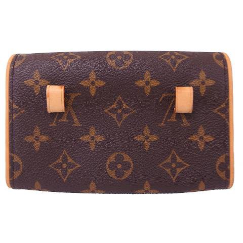 【中古】ルイヴィトン LOUIS VUITTON ポーチ ポシェット モノグラム M51855 フロランティ―ヌ ブラウン /C レディースの