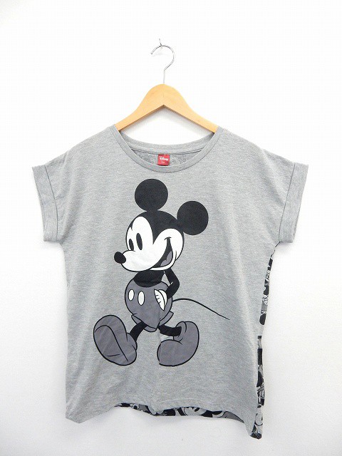 中古 ディズニー Disney Tシャツ カットソー 半袖 丸首 プリント