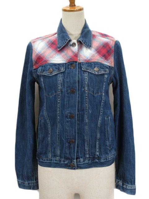 中古 ギャップ Gap ペンドルトン ジャケット デニム Gジャン チェック Xxs 青 ブルー レディースの通販はau Pay マーケット ブランド古着のベクトル 商品ロットナンバー