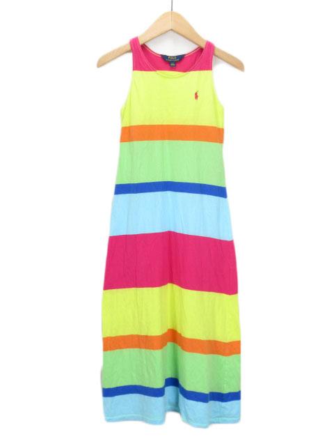 中古 ポロ ラルフローレン Polo Ralph Lauren ワンピース フレア ロング ボーダー ノースリーブ 130 キッズの通販はau Pay マーケット ブランド古着のベクトル 商品ロットナンバー