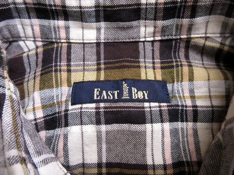 中古 イーストボーイ East Boy ワンピース シャツワンピ チェック フリル 長袖 9 茶 ブラウン レディースの通販はau Pay マーケット ブランド古着のベクトル 商品ロットナンバー