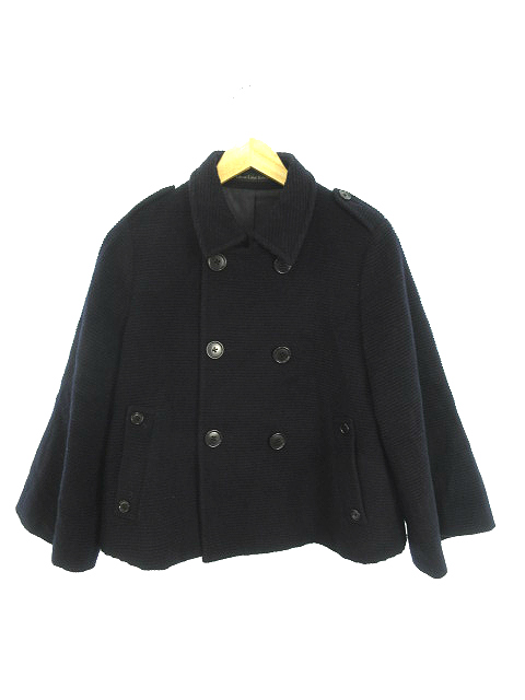 中古 ユナイテッドアローズ Green Label Relaxing Pコート ピーコート ショート ウール 総柄 38 紺 ネイビー レディースの通販はau Wowma ワウマ ブランド古着のベクトル 商品ロットナンバー 327289429