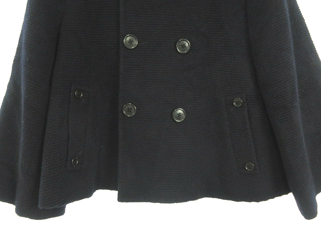 中古 ユナイテッドアローズ Green Label Relaxing Pコート ピーコート ショート ウール 総柄 38 紺 ネイビー レディースの通販はau Wowma ワウマ ブランド古着のベクトル 商品ロットナンバー 327289429