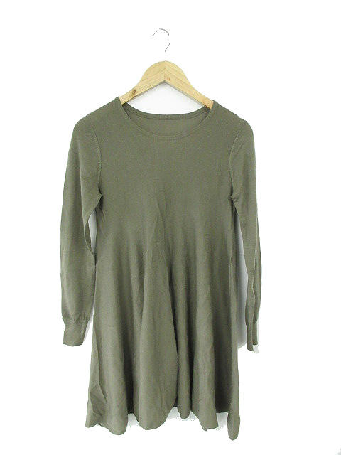 中古 アダムエロペ Adam Et Rope ワンピース ミニ クルーネック 長袖 ウール 38 緑 グリーン Tk7 レディースの通販はau Pay マーケット ブランド古着のベクトル 商品ロットナンバー