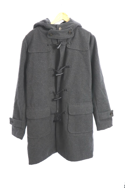 中古 ディテールズ Details コート ダッフル ロング フード ボタン