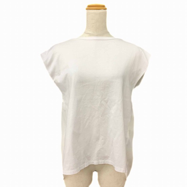 中古 ペギーラナ Peggy Lana カットソー Tシャツ バックフレア F 白 中古 ペギーラナ Peggy Lana カットソー Tシャツ バックフレア F 白