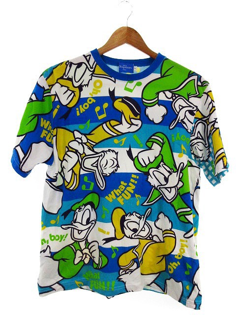 中古 ディズニー Disney ドナルドダック Tシャツ カットソー 半袖 総