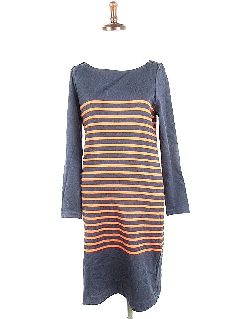 中古 アナイ Anayi ワンピース ひざ丈 長袖 ボーダー 36 紺 ネイビー M1 レディースの通販はau Pay マーケット ブランド古着のベクトル 商品ロットナンバー