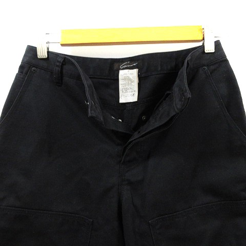 【中古】ディッキーズ Dickies スタニングルアー STUNNING LURE パンツ ガウチョ ワーク ボタンフライ 0 黒 ブラックの