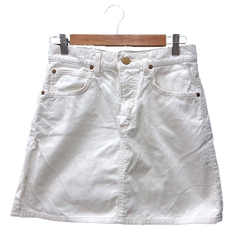 中古 リー Lee タイトスカート ミニ コーデュロイ S 白 ホワイト Mn レディースの通販はau Pay マーケット ブランド古着のベクトル 商品ロットナンバー