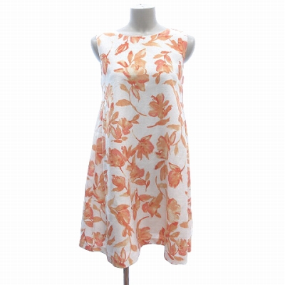 中古 マーキュリーデュオ Aラインワンピース ミニ ノースリーブ 花柄 S 白 ホワイト オレンジ レディースの通販はau Pay マーケット ブランド古着のベクトル 商品ロットナンバー