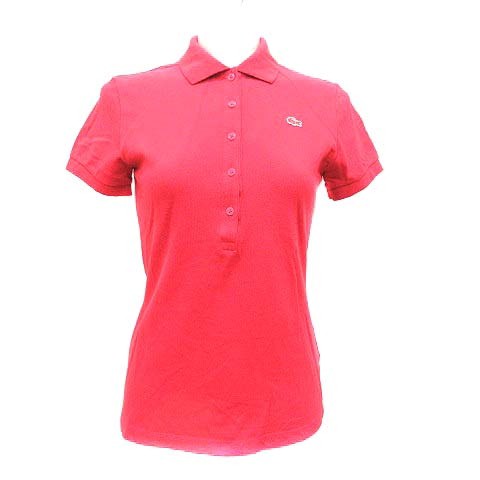 お洒落無限大 ラコステ Lacoste ポロシャツ 鹿の子 半袖 36 赤 レッド Yk レディース 公式限定新作 送料無料 Www Theitgroup It