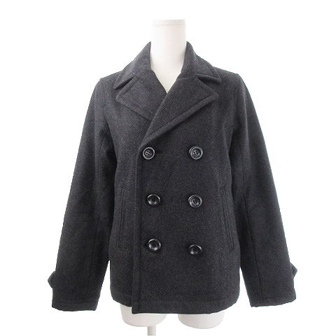 中古 ローリーズファーム Lowrys Farm Pコート ピーコート 中綿 ウール混 M チャコールグレー Ah14 レディースの通販はau Pay マーケット ブランド古着のベクトル 商品ロットナンバー