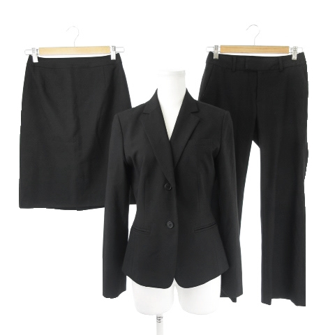 中古 コムサイズム スーツ セットアップ 上下 ジャケット テーラード パンツ スカート タイト ひざ丈 総裏地 S 黒の通販はau Pay マーケット ブランド古着のベクトル 商品ロットナンバー