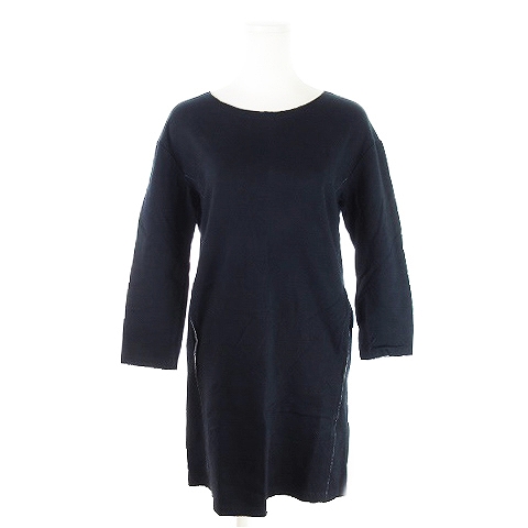 受賞店舗 バンヤードストーム Barnyardstorm ワンピース ミニ 七分袖 エルボーパッチ 0 紺 ネイビー Ah5 21春夏 Www Theitgroup It