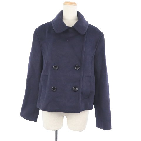 中古 未使用品 ストロベリーフィールズ 17aw ピーコート Pコート ショート ウール 2 紺 ネイビー レディースの通販はau Pay マーケット ブランド古着のベクトル 商品ロットナンバー