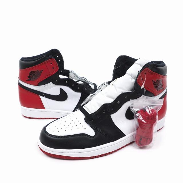 高級感 未使用品 ナイキ Nike Jordan 1 Retro High Og Black Toe 16 エアジョーダン1 レトロ ハイ Og Us9 5 27 5cm 21福袋 Www Cronikdigital Com Mx