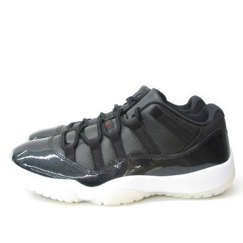 【中古】未使用品 ナイキ NIKE Air Jordan 11 Retro Low "72-10" AV2187-001 スニーカー 黒 ブラック US9.5 27.5cm