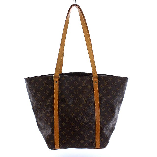 【中古】ルイヴィトン LOUIS VUITTON サックショッピング モノグラム トートバッグ ショルダーバッグ M51110