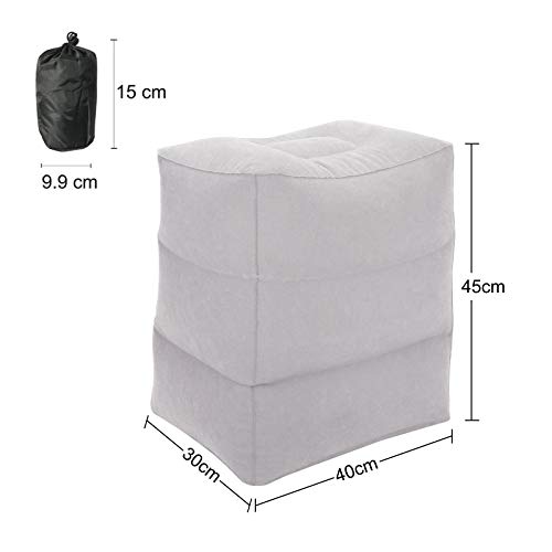 海外輸入 足置き 足枕 フットレスト オフィス 飛行機 Rnorri エアー 足休め 旅行便利グッズ 3段階高さ エアーオットマン 車用 新幹線 飛行機 在庫処分大特価 Www Centrodeladultomayor Com Uy