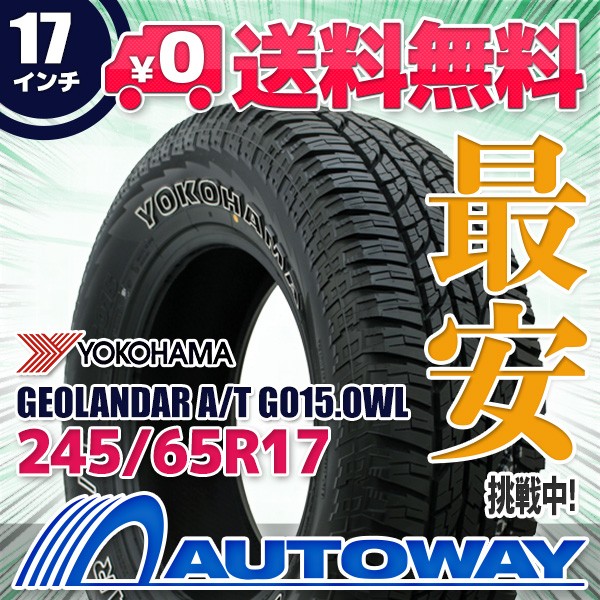 高い素材 週末限定ポイント10 サマータイヤ 245 65r17 Yokohama Geolandar A T G015 Owl 初回限定 Www Medicinfo Ro