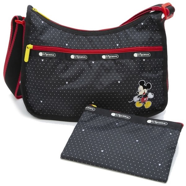 代引不可 Lesportsac レスポートサック 75 G7 レディース ショルダーバッグ ミッキーマウス ディズニーコラボ Classic Hobo Mickey Dot 新作 Carlavista Com