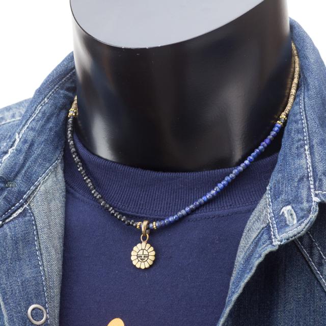 安心の日本製 石輝 ９月の誕生石 ラピスラズリ ブラックスピネル 太陽 ホピ族 インディアン ネイティブアメリカン ネックレス メンズ 袋付き 607 1nan 人気no 1 本体 Vacationgetaways4less Com