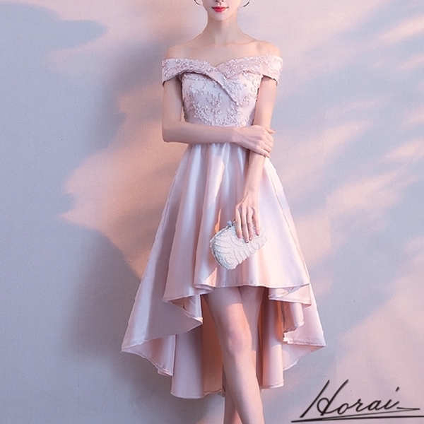 韓国 パーティードレス オフショルダー アシンメトリー ワンピース 結婚式 二次会 パーティー ディナー 代 30代 40代 の通販はau Wowma ワウマ 韓国ファッション パーティードレス Horai 商品ロットナンバー