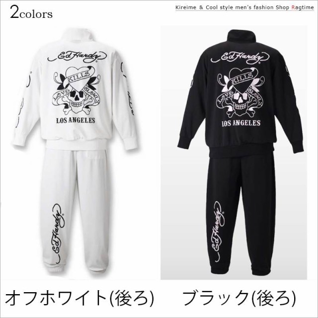 ストライプ ジャージ おしゃれ Ed Hardy C 04の通販はau Pay マーケット ラグタイム 商品ロットナンバー 上下 大きいサイズ メンズ セットアップ ドクロ スカル プリント ギフトを