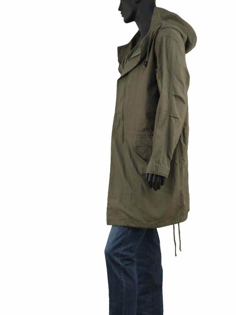 新しいエルメス 春 薄手 ミリタリーコート メンズ 大きいサイズ モッズコート 秋 C 01 スプリング ロングコート M 51 ミリタリー モッズコート 1841columbia Com