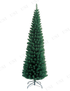 豪華 取寄品 クリスマスツリー スリムパインツリー 225cm 装飾 グリーンヌードツリー 飾りなし スリムツリー 細い 大型 大きい 配送員設置送料無料 Olsonesq Com