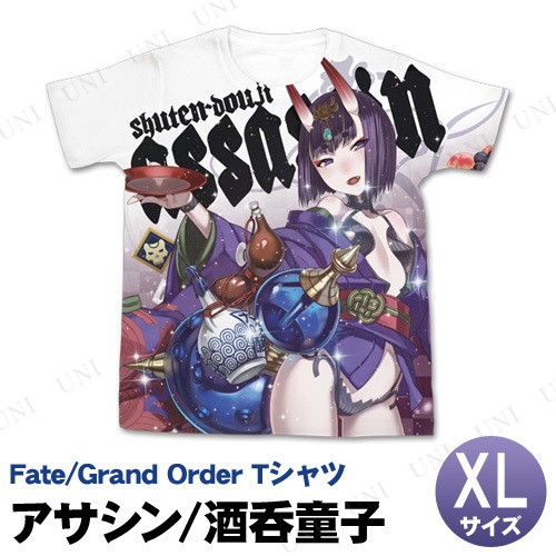 期間限定セール Fate Grand Order アサシン 酒呑童子 フルグラフィックtシャツ Xl Fgo Fate Stay Night カットソー トップス 服 50 Off Keita Com Br