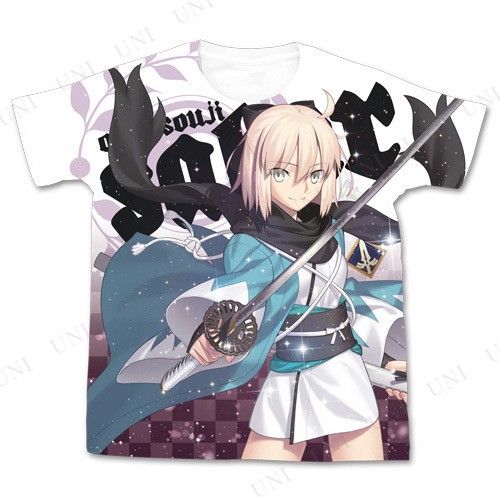 Fgo セイバー 沖田総司 フルグラフィックtシャツ ホワイト S アニメ 漫画 ゲーム キャラクターグッズ Fate Stay Night Fate Grand Order の通販はau Wowma ワウマ パーティワールド 商品ロットナンバー