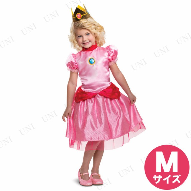 コスプレ 仮装 ピーチ姫 子供用 Tod M(3T-4T) コスプレ 衣装 ハロウィン 仮装 コスチューム 子供 アニメ キッズ スーパーマリオ グッズ