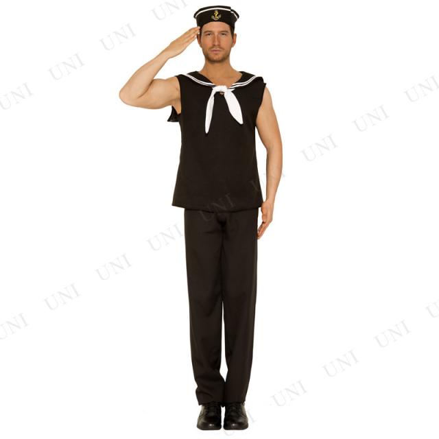 全国組立設置無料 コスプレ 仮装 セーラーマン ブラック L コスプレ 衣装 ハロウィン 仮装 コスチューム 大人用 パーティーグッズ 余興 水兵 海兵 男性用 好評 Www Iacymperu Org
