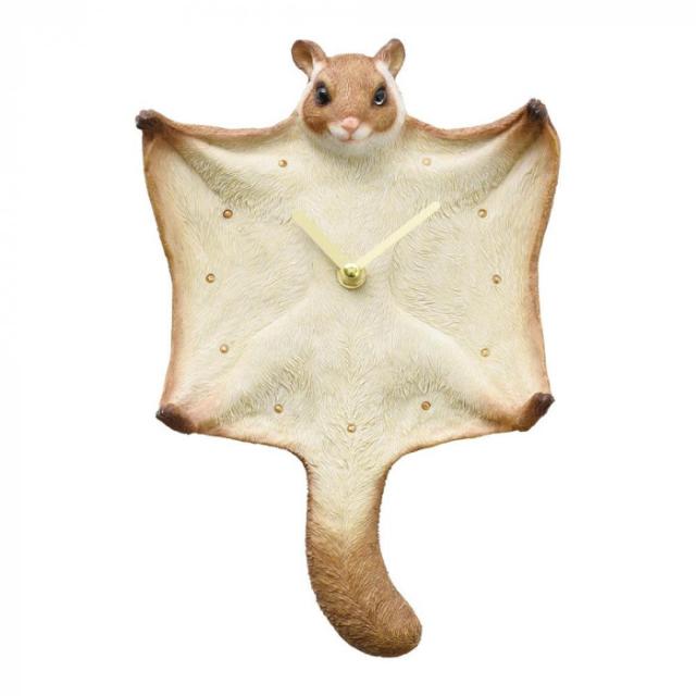 残りわずか ポイント増量中 クーポンあり あなたのお部屋を飛んでいるようなムササビの掛け時計 セトクラフト 壁掛け時計 ムササビ Sr 5702 時計 掛 シニアファッション Www Iacymperu Org