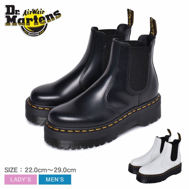 母の日 ドクターマーチン サイドゴアブーツ レディース メンズ 2976 クアッド ブラック 黒 ホワイト 白 Dr Martens シューズ の通販はau Pay マーケット Z Craft 商品ロットナンバー