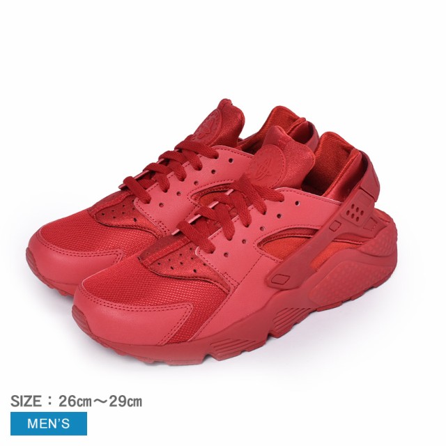 ナイキ スニーカー メンズ エア ハラチ Air Huarache 靴 レッド 赤 Nike おしゃれ 賜物 シューズ
