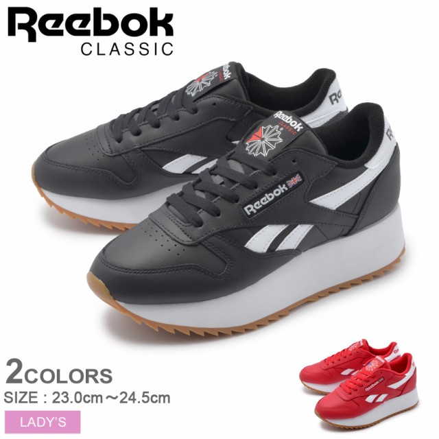 リーボック スニーカー レディース クラシックレザー ダブルef 厚底 シューズ 靴 Reebokの通販はau Wowma ワウマ Z Craft 商品ロットナンバー